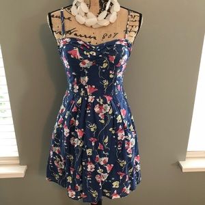 American Eagle Blue Floral Dress